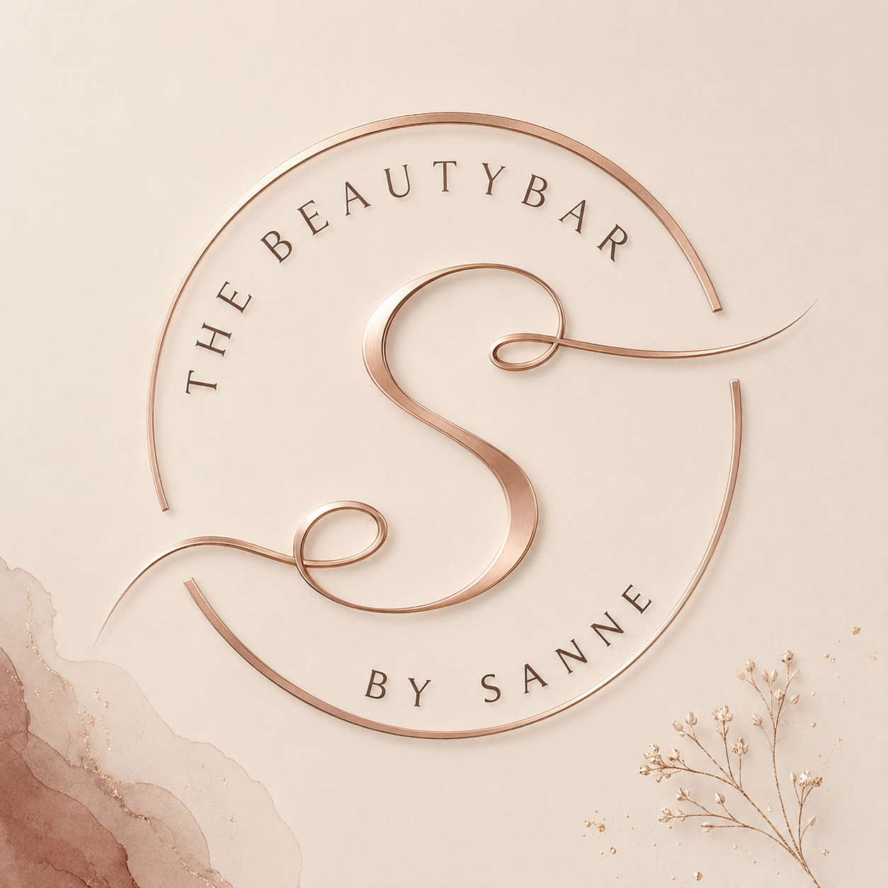 Logo ontworpen voor The Beauty Bar by Sanne